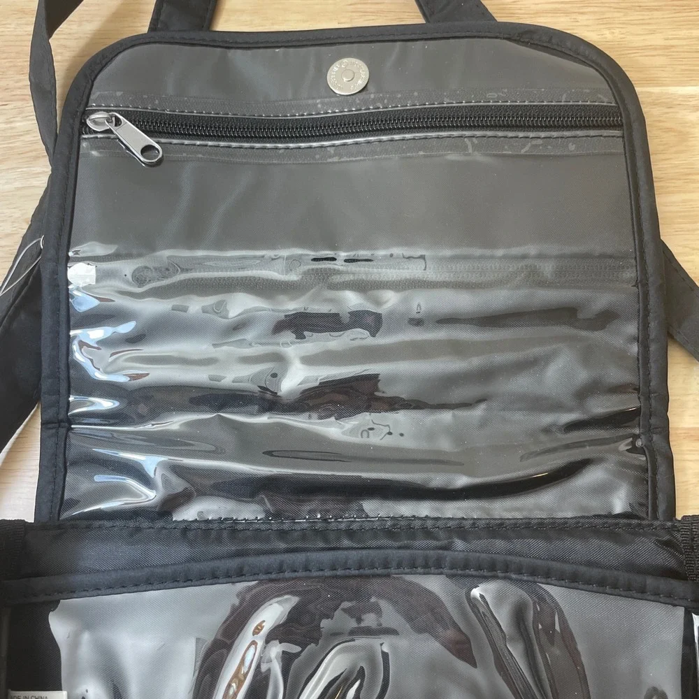 Everything‎ Mary Black Quilted Jewelry Tote Organizer Travel Bag Storage NWT